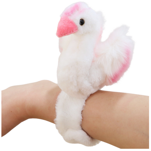 Plüsch-Schwan-Maskottchen-Stirnband und Handgelenk-Armband, weiß