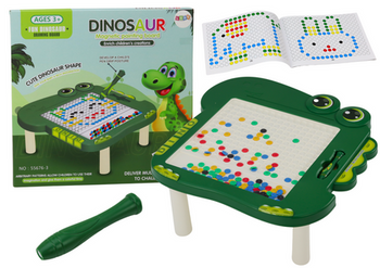 Dinosaurier-Pädagogik-Magnettafel, Tischunterlage, Puzzle, Grün