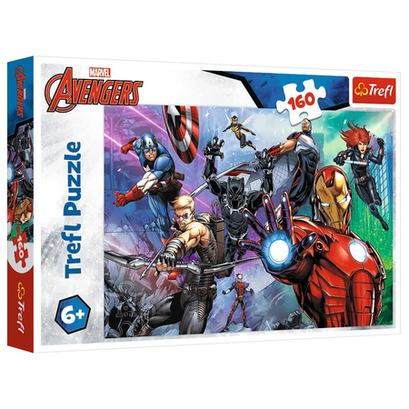 Marvel Puzzle 160 Teile. Immer bereite Helden Trefl 15424