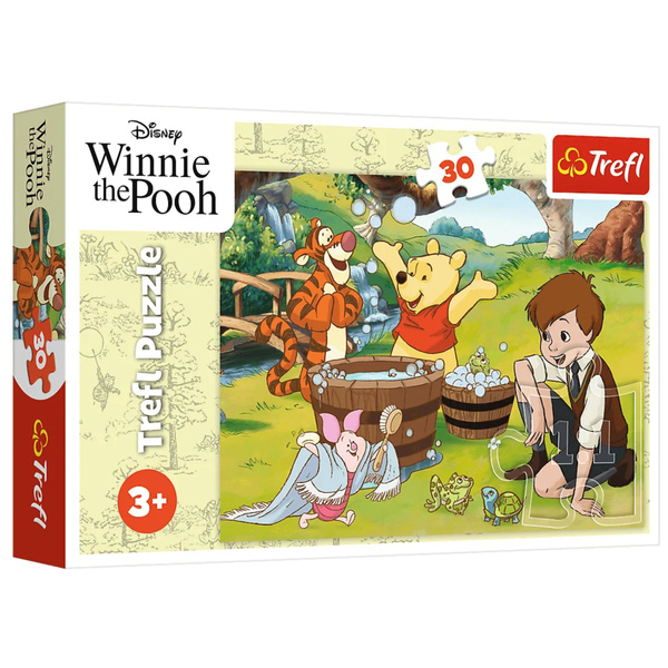 Puzzle - 30 - Dzień z Puchatkiem - Disney Kubuś Puchatek - Trefl 18321 