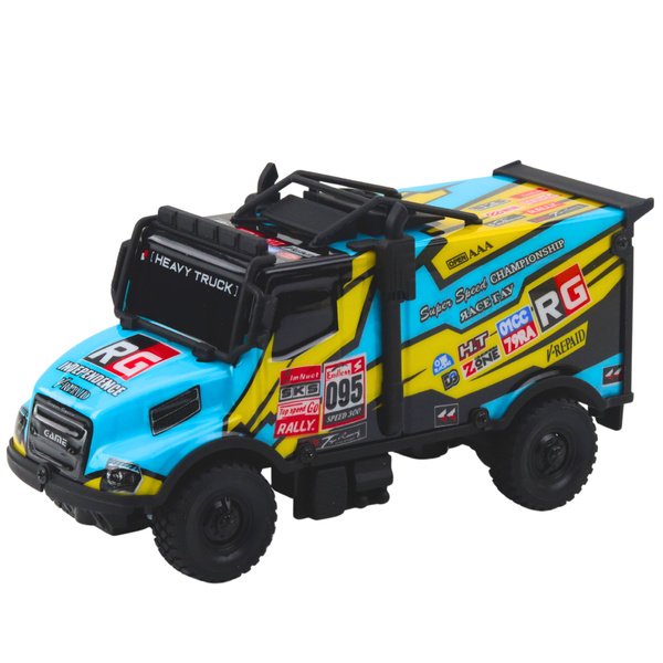 RC Truck Ferngesteuertes Auto Beleuchteter Türkis Karosserie