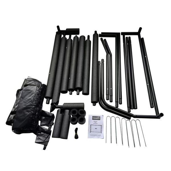 Portable Football Goal for Children Metal 180x120x60cm