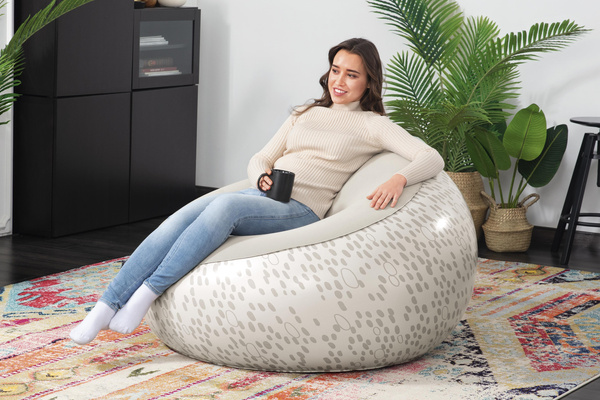 Inflatable Chair Gray Bestway 75052