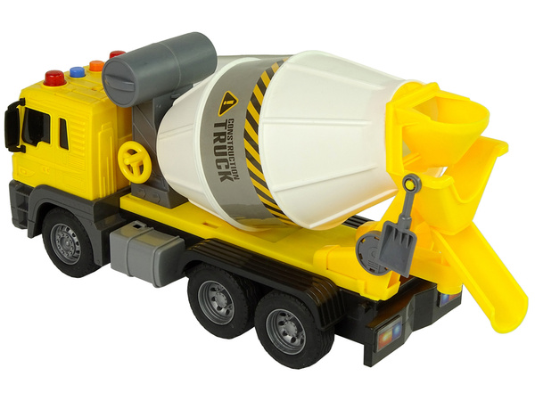 Betonmischer Gelb Rotierende Schaufel Ton Lichter