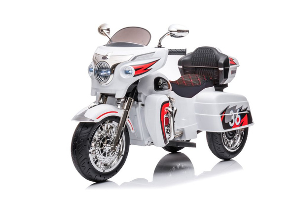 Goldwing Dreirädriges Batterie-Motorrad Weiß