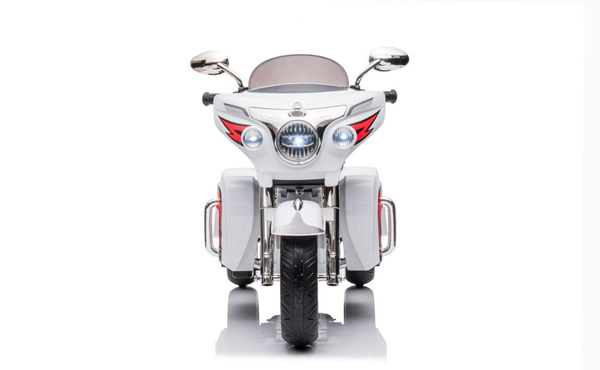 Goldwing Three-Wheeled Battery Motorcycle White