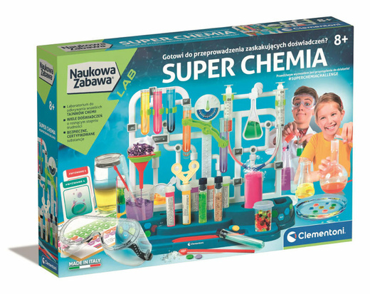 Wissenschaft & Spiel Super Chemie Polnische Sprache Clementoni 50805