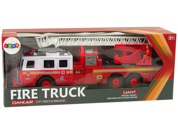 Fire Brigade Friction Drive Lights Sounds Ladder Openable Doors