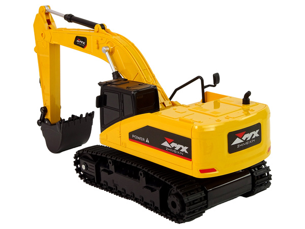 Gelber ferngesteuerter Caterpillar-Bagger