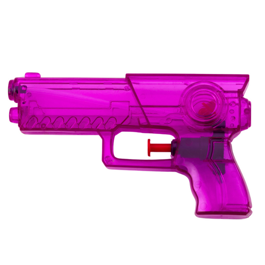 Small Transparent Water Gun Pink Blue Green Mix