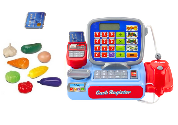 Cash Register With Barcode Scanner 21 Pieces