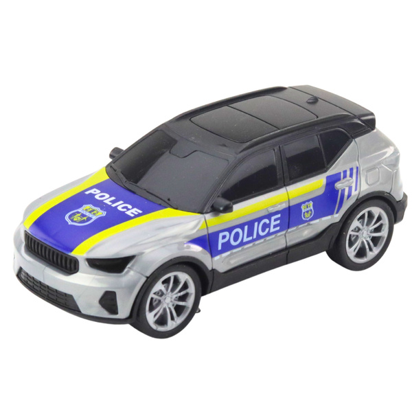 Polizeihubschrauber-Auto-Set mit beweglichen Lichtern und Geräuschen