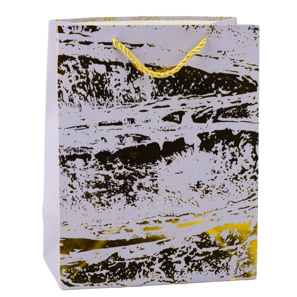 Geschenktüte Golddekoration Elegant 23 x 18 x 10cm