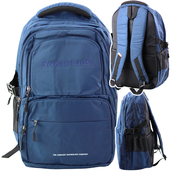 Funktioneller City-Rucksack 9 Taschen Marineblau 35L 38cm