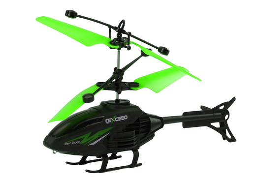 Helikopter Zdalnie Sterowany RC Żyroskop Zielony