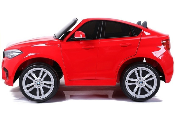 Elektroauto BMW X6 Rot Kinderfahrzeug Ledersitz weiche EVA-Reifen 2x45W Auto
