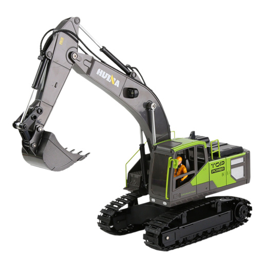 Huina Remote Control Crawler Excavator Green 1:18