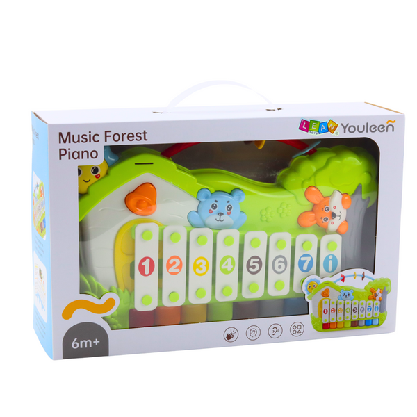 Musical Piano Forest Xylophone Note Cards 5pcs