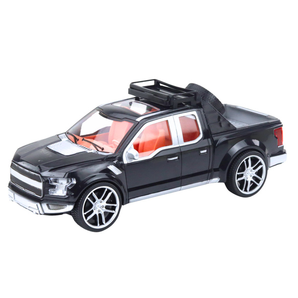 Set Geländewagen Schwarz Abschleppwagen Rot Sportwagen 59cm