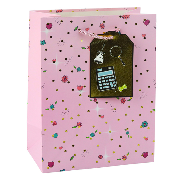 Geschenktüte für Lehrerschüler, 23 x 18 x 10,5 cm