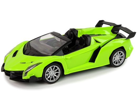 Remote Controlled Sports Car R/C 1:18 Green