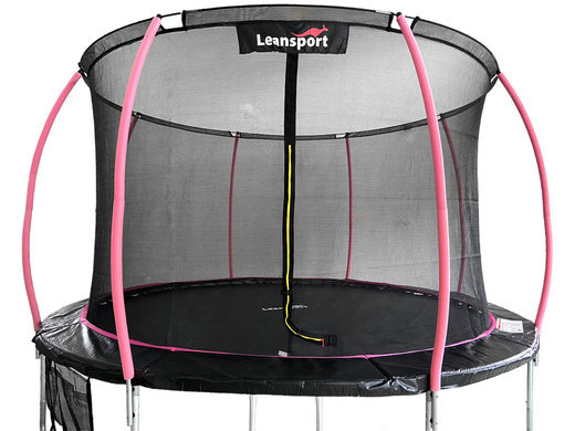 LEAN Sport Max 16ft Trampolin Schwarz-Rosa
