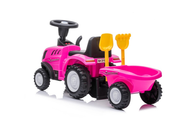 Tractor 658T New Holland Pink ride-on car