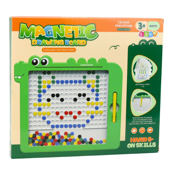 Magnettafel Puzzle Mosaik Dinosaurier Grüne Karten 20 Motive