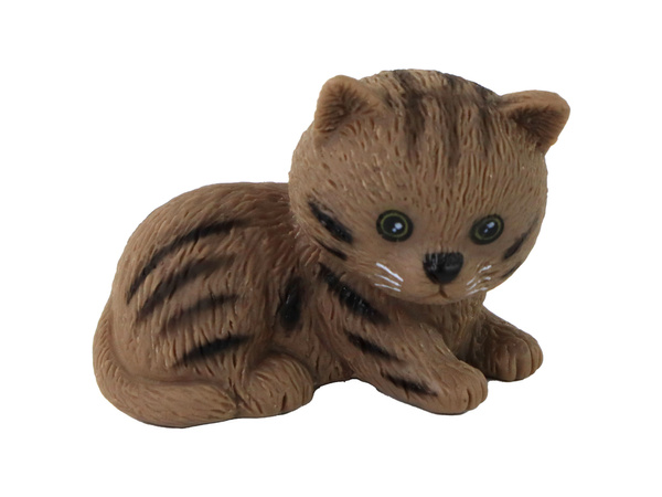 Children's Doll Emily Spring Long Hair Blue Dress Kitten