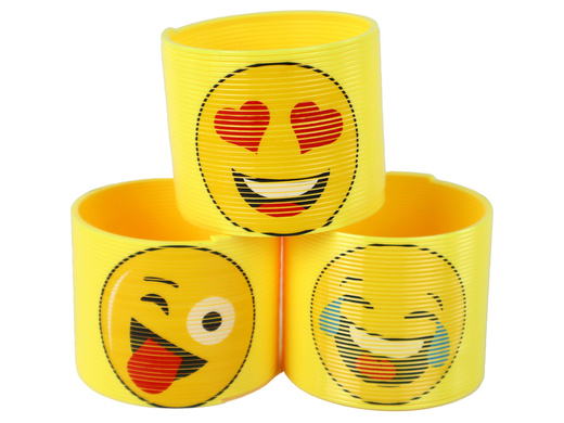Ikonisches frühlingsgelbes Emoji Frühlingsentspannung 6CM