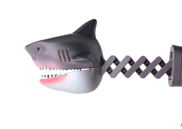 Shark Catcher Bite Toy Spring Gray