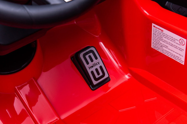 Batteriebetriebenes Auto BMW M5 mit Plattform für Eltern, rot, lackiert