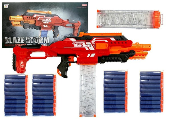 Foam Bullet Gun Rifle 40 pcs with Big Clip