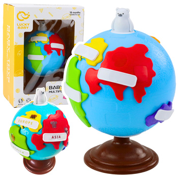 Interactive Educational Globe For Toddlers Continents Rotating