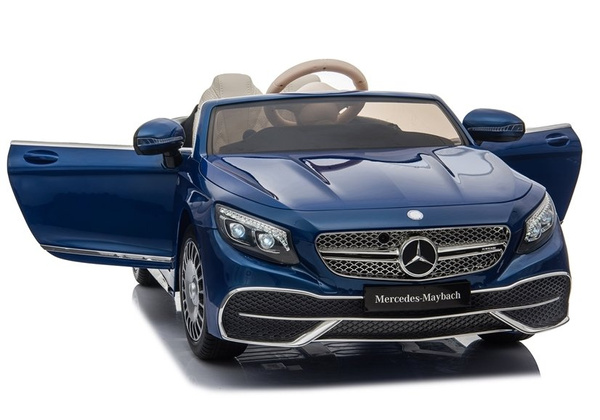 Mercedes Maybach Electric Ride On Car - Blue Painted