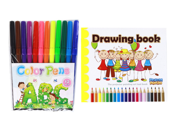 Unicorn Drawing Projector Markers Inserts Pink