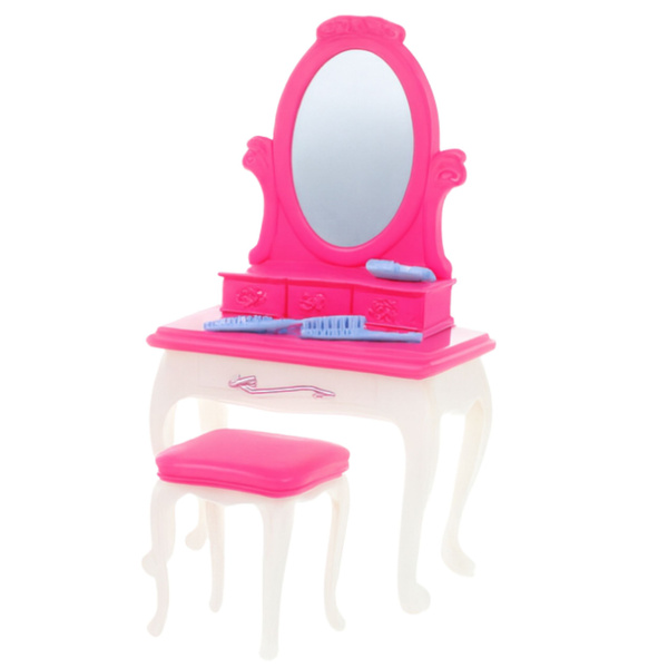 Doll's Bedroom Set Dressing Table Chair Bed