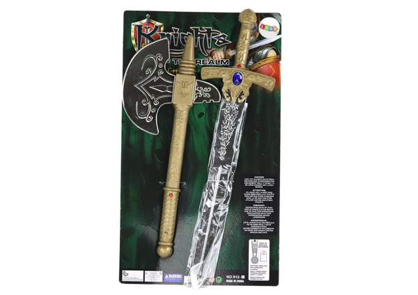 Sword Ax Knight Set Knight Weapon For Kids