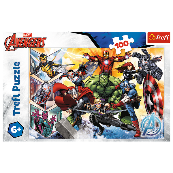 Puzzle - 100 - Siła Avengersów - Marvel Avengers - Trefl 16431
