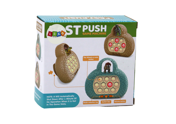 Pop It Dinosaur Arcade-Spielkonsole, 4 Spielmodi, Grün