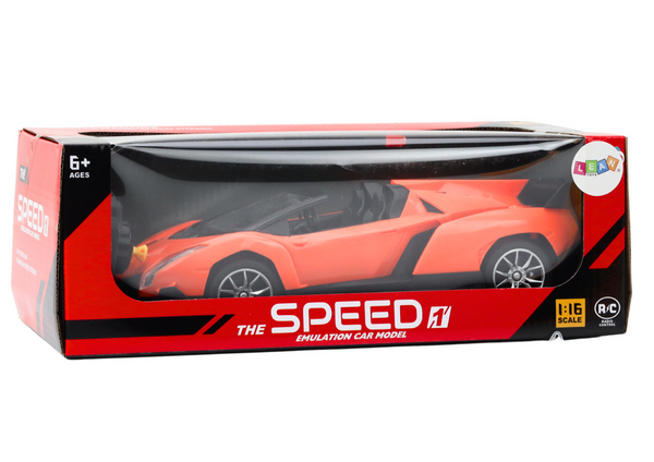 Car Remote Controlled Sports Car RC 1:16 Orange