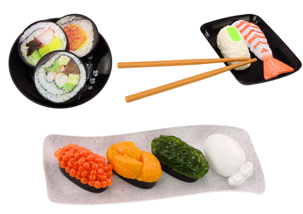 Sushi-Set Garnelen-Zubehör für Kinderspielzeug 22-teilig.
