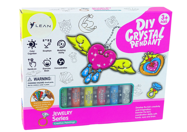 Glasmalerei Anhänger Erstarrte Farbe Schmuck 6 Stk.