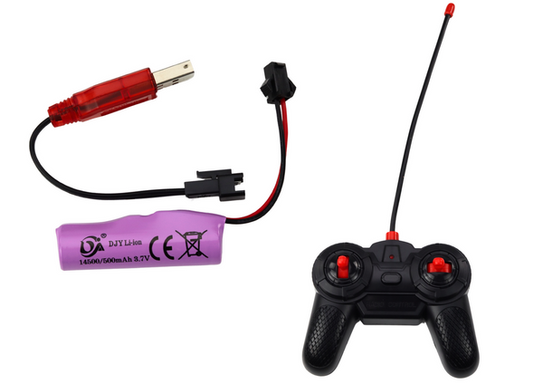 Remote Controlled RC Racer 1:12 Silver Lights Sounds