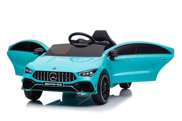 Battery-powered car Mercedes CLA 45s AMG Turquoise 4x4