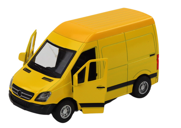 Lieferwagen 1:32 Lichtgeräusche Rot Schwarz Gelb Weiß