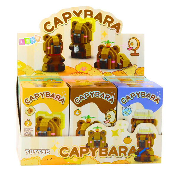 Capybara Building Blocks 3D Figure 204 – 263 pcs.