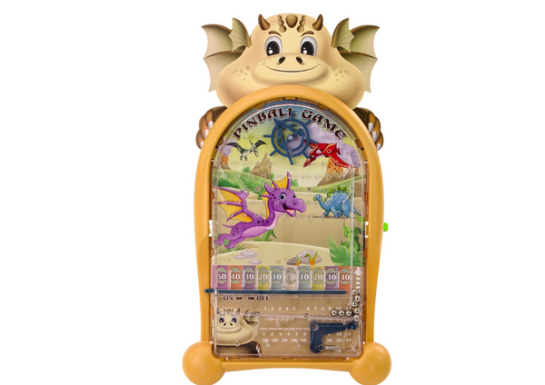 Arcade-Spiel Flipper Dinosaurier Drachenständer Beige