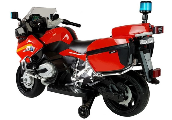 Motorrad BMW Polizei Rot LED Frontscheinwerfer EVA-Reifen Motorrad