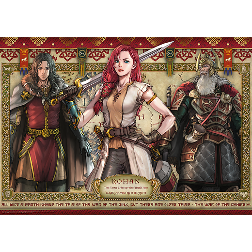 Puzzle - 1000 - Władca Pierścieni: Wojna Rohirrimów - Trefl 10937